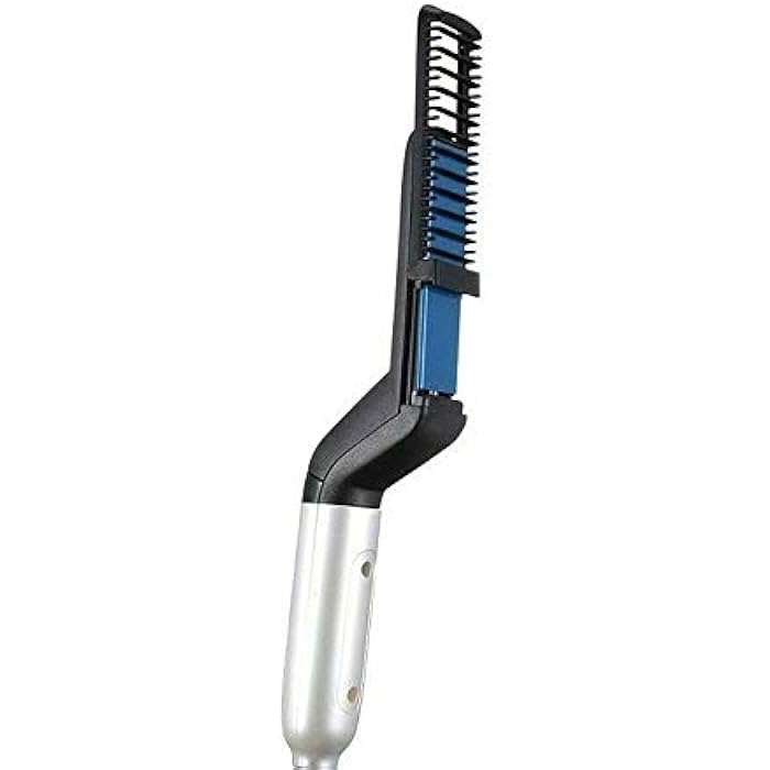 Korean multi-functional hair comb men hair straightener hair styling comb beard comb curling electric brush - Image 1